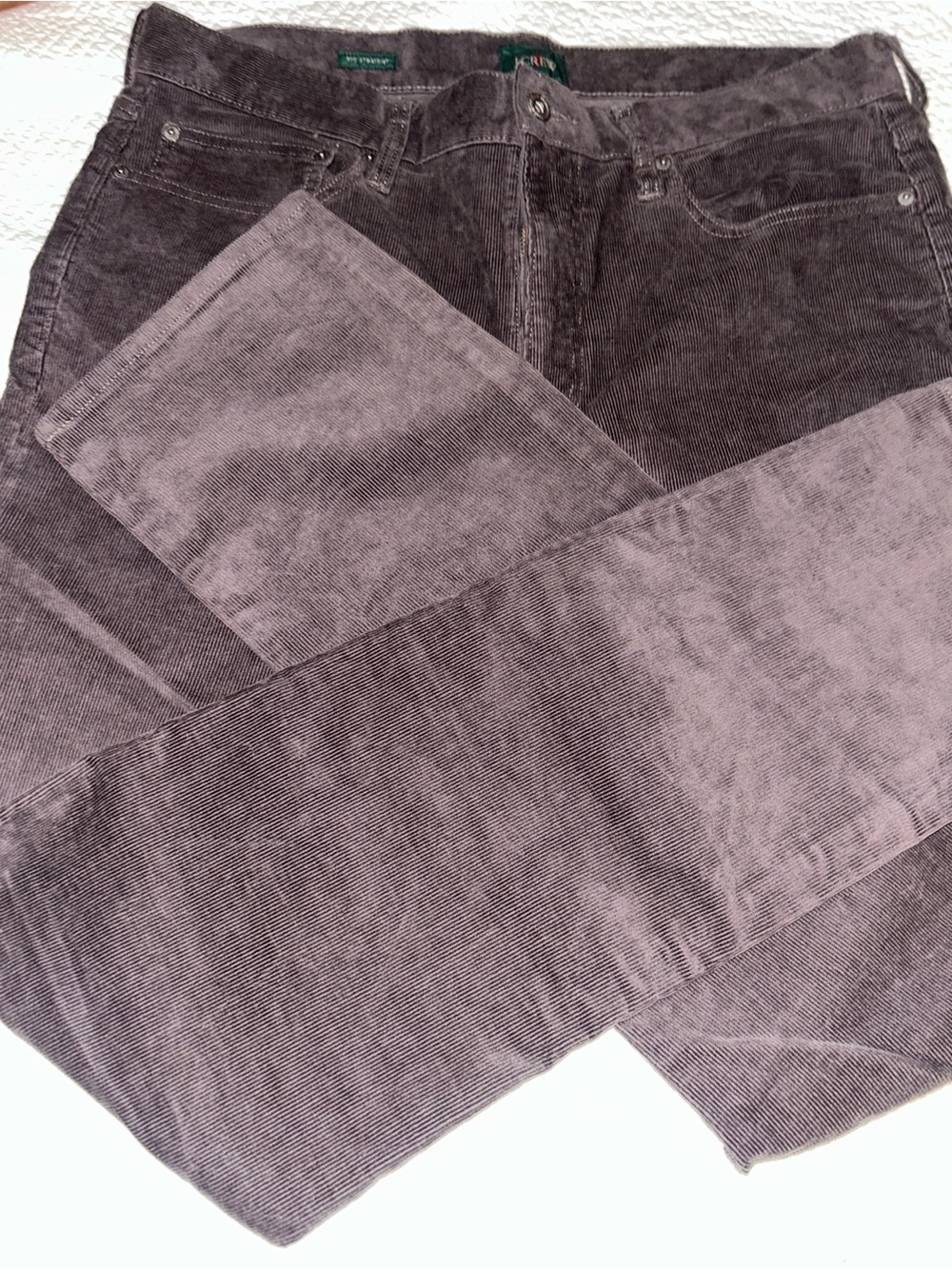 J. Crew Corduroy Pants in Charcoal
